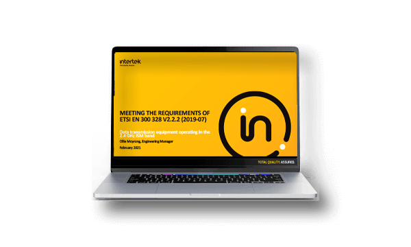 Overview of ETSI EN 300 328 V2.2.2 | On-Demand Webinar